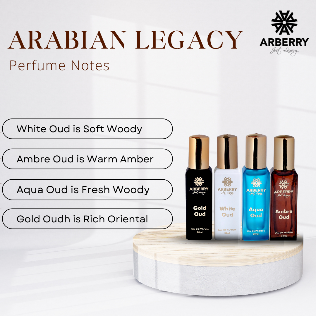  ARBERRY ARABIAN LEGACY 4X20ML COMBO UNISEX EDP 80ML